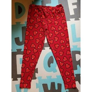 Lularoe heart leggings, tall and curvy
